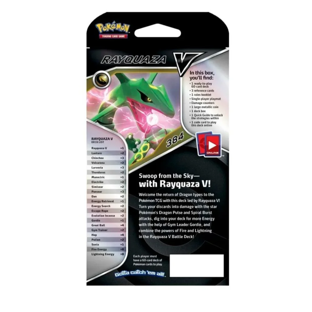 Pokémon TCG: Rayquaza V Battle Deck NEW IN BOX - Picture 3 of 8